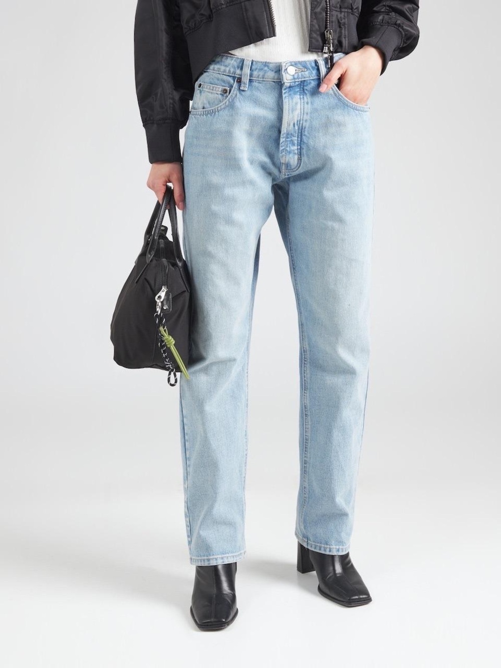 Topshop Kort Flared Jeans Size 6 Women's